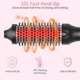 thumbnail image 3 of 3 In 1 Thermal Brush Hair Curler Brush Hair Curler Straightener with 10 Heating Levels 30S Fast Heating Fit for All Hair Types for Home Travel, 3 of 8