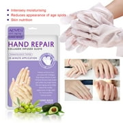 Aliver Lavender Exfoliating Hand Spa Mask - 3 Pack, Collagen Infused Hand Peel Glove Mask,Dead Skin Dry Hands Treatment Care