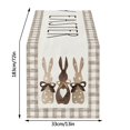 thumbnail image 3 of Dsscvnef Easter Table Flag Holiday Bunny Egg Little Printed Linen Tablecloth Easter Home Decorations Easter Quilted Table Patterns Lace Table Runners 36 Inches, 3 of 6