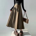 thumbnail image 3 of Falda plisada de alta gama para mujer, falda larga tipo paraguas, diseño de nicho, de moda, para verano de 2024, 3 of 5