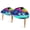 Color10, variant on Set of 2 Triangle End Table Mountain UV Galaxy Planet Magic Neon Set of 2 Side Tables End Tables, Nesting Tables for Living Room