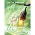 thumbnail image 3 of Cadena de luces Addlon, 11 m, resistentes a la intemperie, 15 Edison, 120 V, para exteriores, 3 of 7