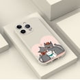 thumbnail image 4 of Destaca entre la multitud con una genial funda para teléfono con diseño de dibujos animados de doble capa para iPhone 12 Pro y posteriores, 4 of 4
