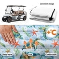 thumbnail image 6 of XYZCANDO Turtle Pattern Golfcart Seat Towel Cover Protector with Front Pockets, Protection, Suitable for Sports, Fit for EZGO, 6 of 8