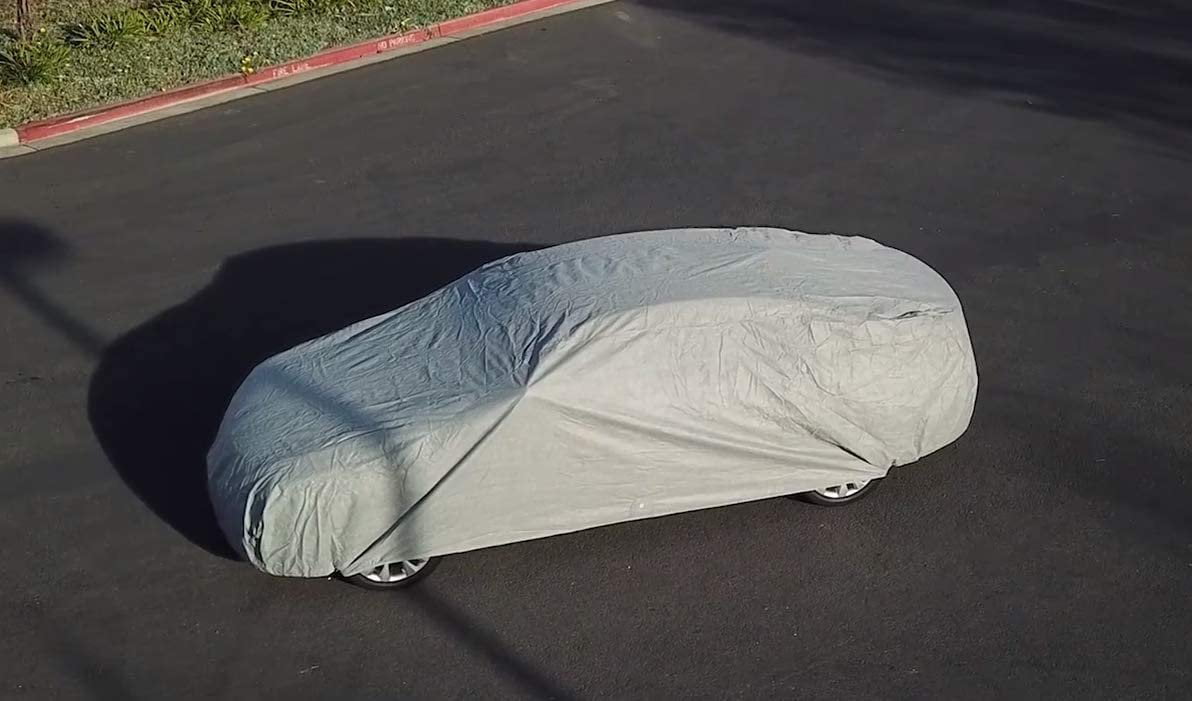 Weatherproof Car Cover Compatible With Jaguar F-TYPE 2021 5L Outdoor   Indoor Protect From Rain, Snow, Hail, UV Rays, Sun  More Fleece Lining  Includes Anti-Theft Cable Lock,