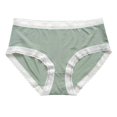 thumbnail image 3 of Swuxness Women's Mid Waist Plus Size Briefs, Women Panties, Women's Ice Silk Thin Breathable Mid Comfortable Soft Briefs Panties for Ladies Green, XL, 3 of 4