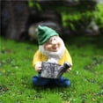 thumbnail image 4 of Toystoory Juego de mini adornos enanos de jardín compactos y livianos de 7 piezas: artesanías de resina resistentes para todos Decoración del hogar, 4 of 6