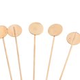 thumbnail image 4 of 10 Pieces Round Blank Setting Disc Stick Hat Pin for Findings Glue - Gold 7cm, 4 of 6