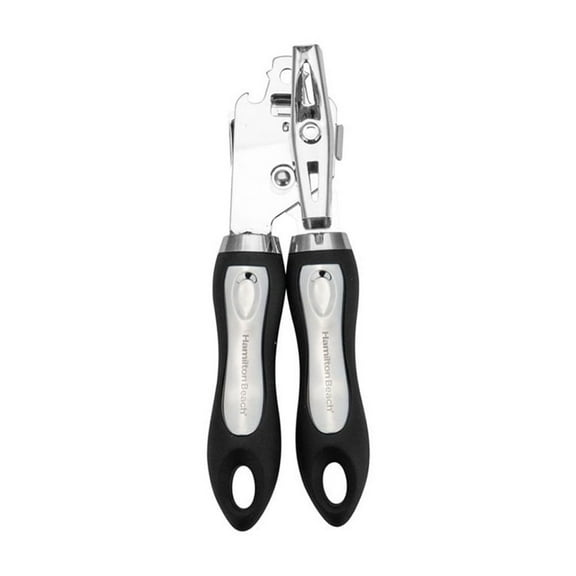 Hamilton Beach 8.5 Inch Hand Operated Can Bottle Opener with Soft Handle