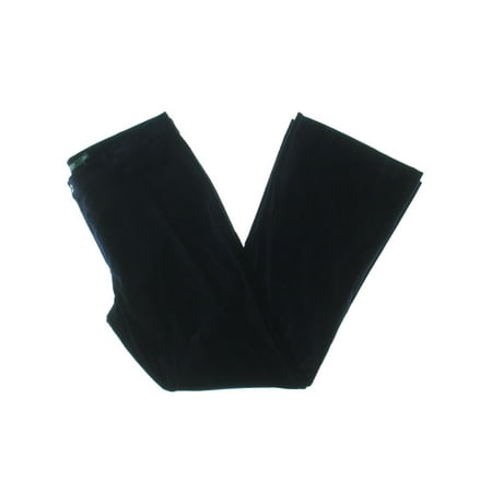 Ladies Flare Leg Pant - Lauren Ralph Lauren Womens Amias Velvet Flare Leg Dress Pants
