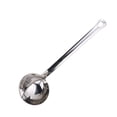thumbnail image 3 of Yuarrent Nueva herramienta de cocina, cuchillo pequeño, skimmer, freidora de aceite, menos cuchara de aceite, filtro de aceite, freír en acero Cocina y Comedor Plata 31.7*9.3 cm, 3 of 6