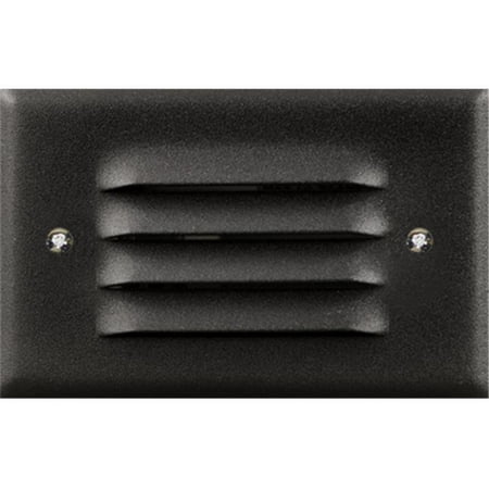 

Dabmar Lighting LV617-B Cast Aluminum Recessed Louvered Brick Step & Wall Light Black - 1.95 x 4.83 x 3.10 in.
