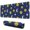 Blue Sun Moon, variant on Long Mouse Pads for Desk,Beige Sun Moon Planet Star Pattern Desk Mats on Top Of Desks, Desk Mouse Pad Extra Large with 3mm Non-Slip Base and Stitched Edge for Gaming,Office,Work,Home 31.5"x11.8"