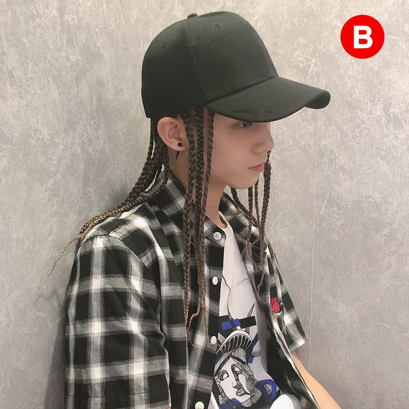 Dreadlocks Funny Hat with Wig Hairpiece 