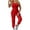 Red, variant on Rbaofujie Womens Jumpsuits, Women's Casual Overalls Sleeveless One-Piece Waist Suspenders Leggings Jumpsuits Yellow