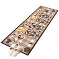 thumbnail image 2 of Runner Rug 2 x 6 Ft, Farmhouse Coffee Time Washable Non-Slip Floor Mat for Kitchen Hallway/Entryway, Vintage Gnomes Desserts Khaki Plaid Long Kitchen Runner Area Rugs for Living Room, Low-Profile, 2 of 7