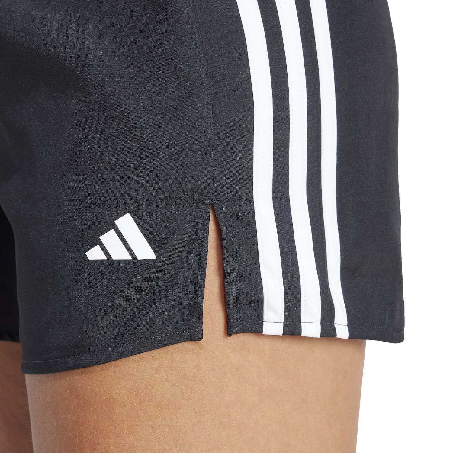 Adidas Women's 3-Stripes High-Rise Training Shorts Dark Blue photo 3