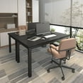 thumbnail image 6 of 62.9 Inch Large Computer Desk, Gaming Computer Desk with A Modern Design, Office Computer Desk at Home, Perfect for Office Work, Gaming, Studying, and Writing, Etc., Black., 6 of 7