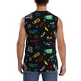 thumbnail image 4 of Balery Gamepads Camisetas sin mangas para hombre, absorbe la humedad y protege contra el mal olor.-Large, 4 of 7