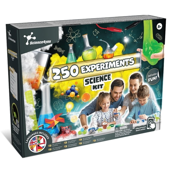 Science4you 250 Science Experiments for Kids – Have Hours of Fun with This Educational Science Kit, Learn Physics, Chemistry, Geology & Biology, Educational Toys, Gifts for Boys & Girls 8 9 10 11