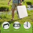 thumbnail image 5 of 4-Fit Folding Table - Dual-Height Adjustable, Sturdy 400-lb Rating. Portable Foldable Design for Indoor/Outdoor, Camping & Parties,2-Pack, 5 of 7