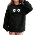 thumbnail image 2 of Girls Cat Pouch Hoodie,Pet Carrier Hoodies with Pocket,Funny Print Pullover Hooded Sweatshirt,Cozy Long Sleeve Hoodies for Girls, 2 of 8