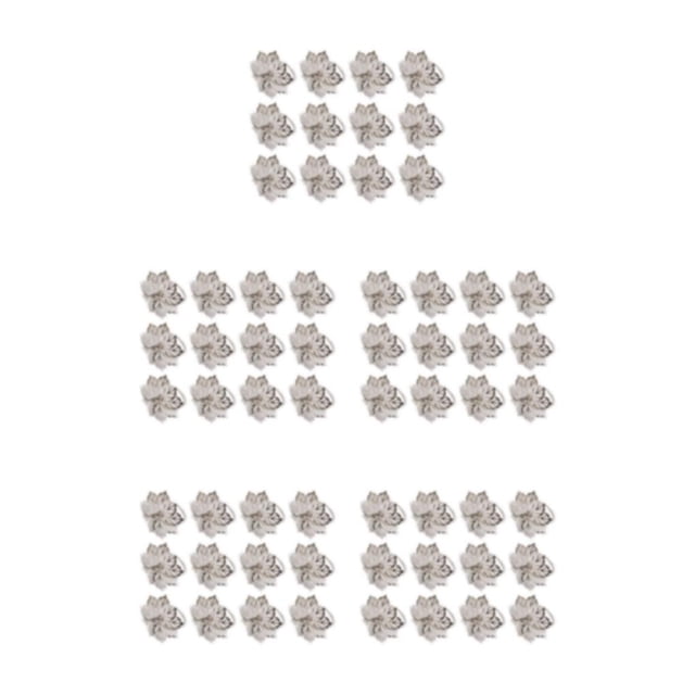 Advancent Servilleteros de metal con textura de gama alta de 12 piezas para cumpleaños Juego de 12 decoraciones para piezas de de plata Type2 NO2