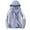 Purple, variant on Dealovy Plus Size Jackets for Women Fleece Waterproof Hooded Windbreaker for Outdoor Hiking Travel