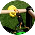 thumbnail image 2 of Island Hopper Fort All Sport Recreational Kids Bounce House with Fort Area, Climbing Wall, Basketball, Soccer Shot, Curved Slide & Twist & Tangle Game, 2 of 7