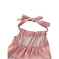 thumbnail image 3 of Little Girls Outfit, Sleeveless Hanging Neck Tops, Bell-bottomed Pants, 3 of 7