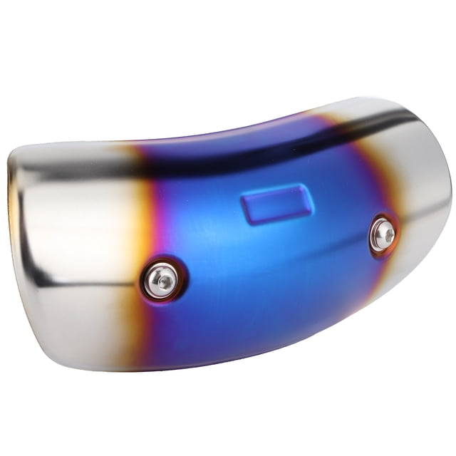 Exhaust Pipe Heat Shield, Exhaust Middle Pipe Heat Shield Guards Cover Universal Modification for Motorcycle
