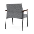 thumbnail image 3 of Pemberly Row Fauteuil Grand d'Appoint pour Réception en Tissu, Gris/charbon, 3 of 5