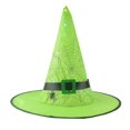 thumbnail image 1 of ITFABS Halloween Witch Hat with Light, Cosplay Costume Horror Atmosphere, 1 of 2