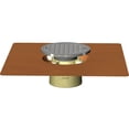 thumbnail image 2 of Copper Adjustable Commercial Floor Drain Fitting Size: 3" No Hub, 2 of 5