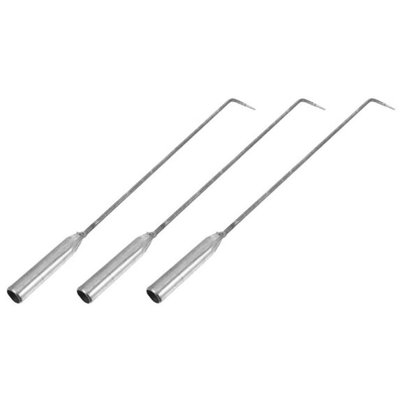 3 Pcs Briquette Hook Fireplace Outdoor Fire Pit Accessories Fire Pit Tongs Fire Pit Poker