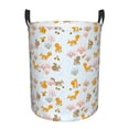 thumbnail image 2 of Uemuo Squirrel In The Forest Pattern Circular Laundry Hamper Basket with handles,Collapsible laundry basket,Large capacity laundry hamper,Laundry Organizer-, 2 of 8