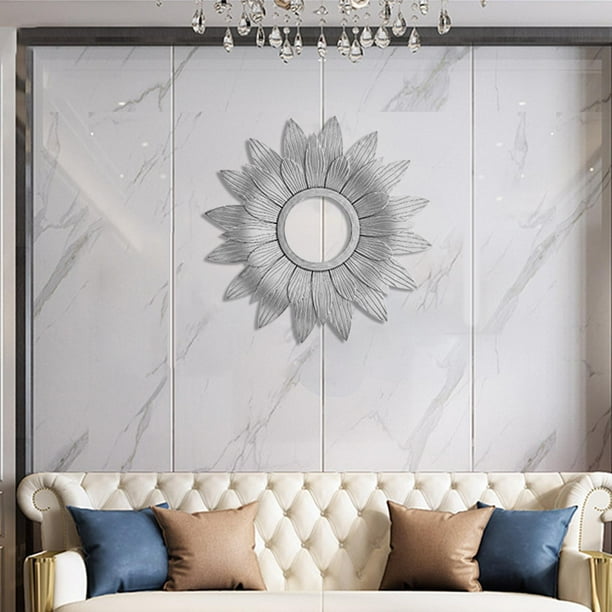 Espejo colgante de pared redondo perfecl decoración de pared Espejo redondo de pared 25 cm x 25 cm x 2 cm