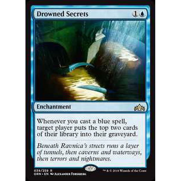 MtG Guilds of Ravnica Rare Drowned Secrets #39
