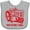 AC-Heather Grey, variant on Inktastic This is How I Roll Tractor Red Boys or Girls Baby Bib