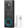 eufy Security, Wi-Fi Video Doorbell, 2K Resolution, No Monthly Fees, Secure Local Storage,Human Detection, 2-Way Audio, Free Wireless Chime-Requires Existing Doorbell Wires