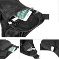 thumbnail image 4 of Motorcycle Canvas Rider Leg Bag - Black - Drop Bag Waist Pack Leg Fanny Pack, 4 of 5