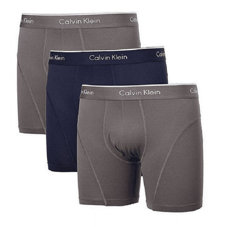CALVIN KLEIN Microfiber Pro Mesh Boxer Briefs Underwear 3 Pack