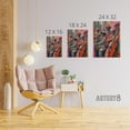 thumbnail image 4 of Abstract New Orleans Jazz Musicians Canvas Wall Art Print 24X32", 4 of 4