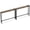 Rustic Brown, variant on 5.9" Console Table with Outlet - Narrow Sofa Table, Behind Couch Table for Living Room & Hallway, 5.9" x 39.4" x 30", Metal Frame, Rustic Brown