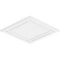 thumbnail image 2 of 40"W x 26 5/8"H x 14"C x 1"P Diamond Architectural Grade PVC Contemporary Ceiling Medallion, 2 of 11