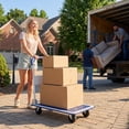 thumbnail image 4 of Costway 330lbs Platform Cart Dolly Foldable Push Hand Iron, 4 of 11