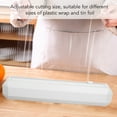 thumbnail image 3 of Plastic Wrap Slide Cutter Plastic Wrap Dispenser With Cutter, Reusable Cling Film Dispenser, Cling Wrap Dispenser With Slide Cutter, 3 of 7