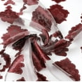 thumbnail image 4 of Moroccan Accents by Kate Aurora 1 Piece Rod Pocket Clipped Elegant Sheer Curtain Panel - Burgundy, 4 of 4