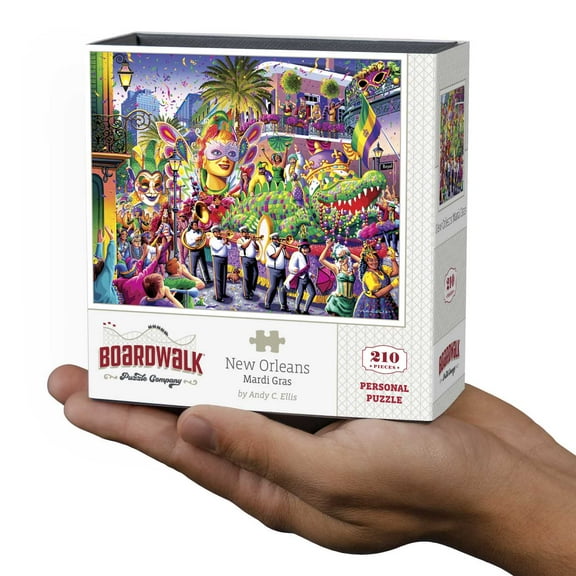 New Orleans Mardi Gras by Boardwalk - Personal Puzzle - 9x11 210 pc