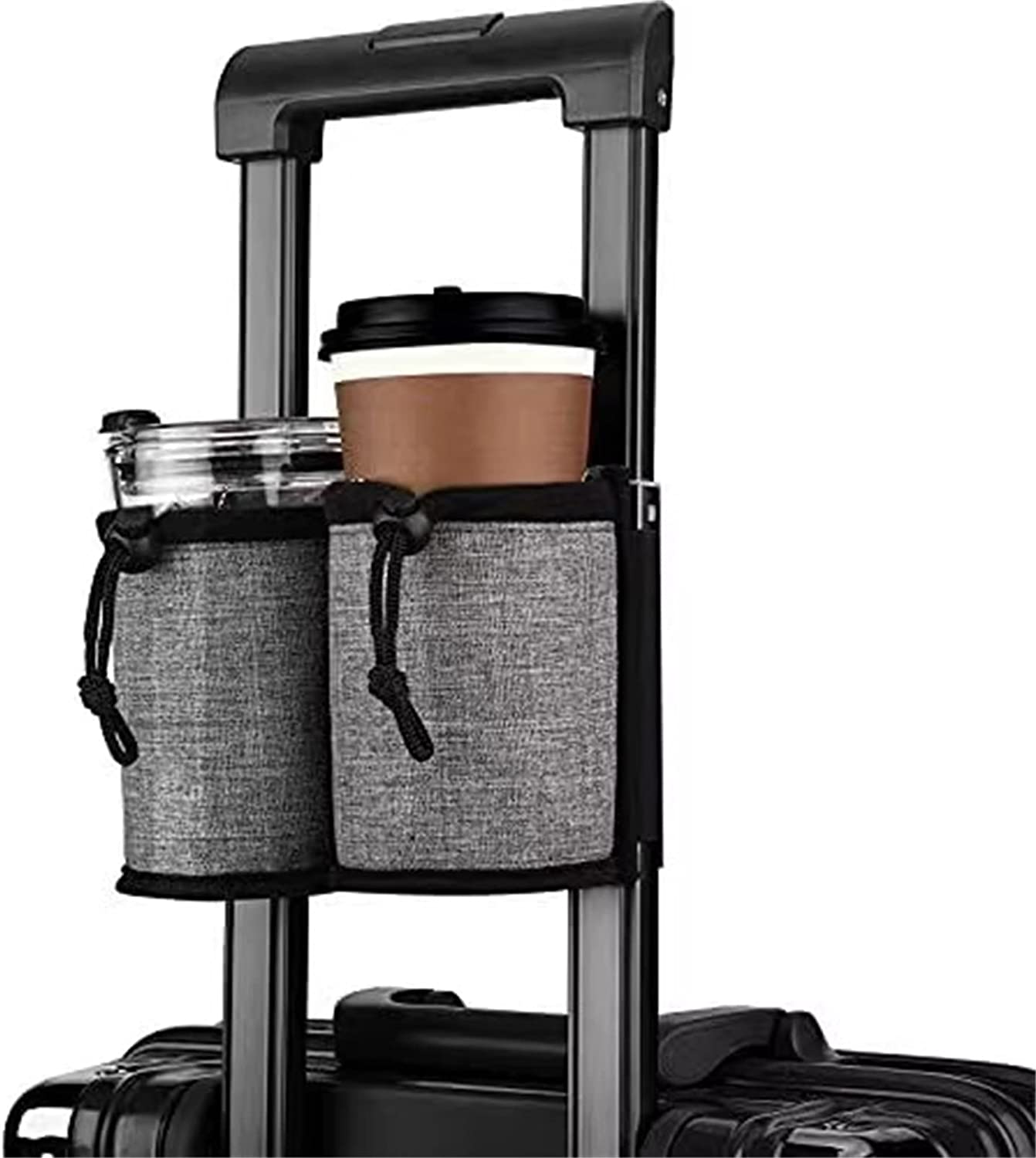 Luggage Cup Holder Travel Essentials Cup Holder, HandsFree Drink